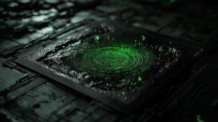 Industrial cybersecurity for iot and control systems technology hub digital environment abstract view