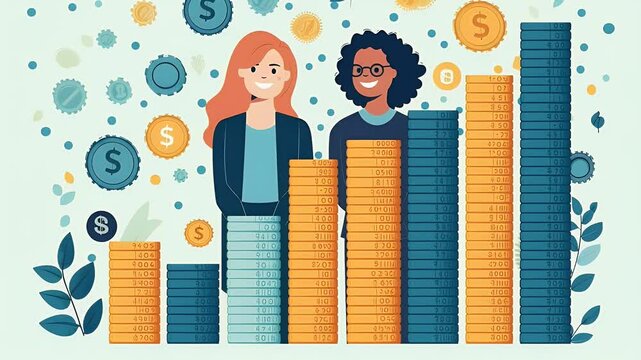 Business Growth and Financial Data Visualization