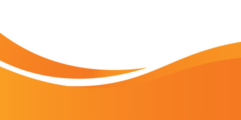 MobileModern orange banner background. Graphic design banner pattern background template with dynamic wave shapes. vector illustration