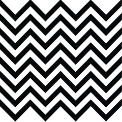 Seamless black and white zigzag pattern background geometric design illustration