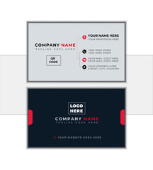 Corporate Modern and Creative Business card and editable vector graphic design
