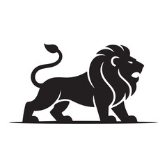 vector illustration of a lion. eps 10