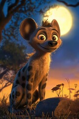 A children's animated series about a clumsy but endearing hyena who tries different careers in the savannah, from tour guide to night watchman, always with laughably poor but heartwarming outcomes
