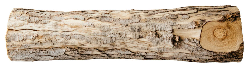 Log driftwood lumber plant.