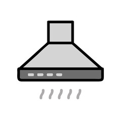 Range Hood Icon Representing Kitchen Ventilation and Airflow System