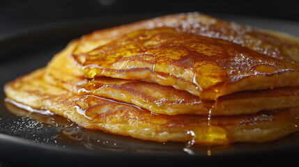 Golden Maple Pancakes Stack | Canada Independent Day Special Breakfast Recipe