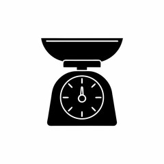 creative details Food Scale Icon vector Illustration