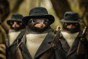 A comedy caper series about a group of penguins who believe they're secret agents, undertaking 'missions' to sneak extra fish from their zookeepers