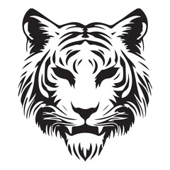 tiger head vector. illustration eps 10