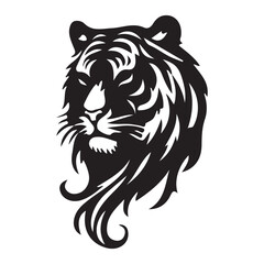 tiger head vector. illustration eps 10