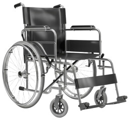 Fototapeta premium Standard Wheelchair Model Isolated on White, transparent background png