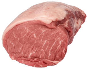 Raw meat cut isolated on white, transparent background png