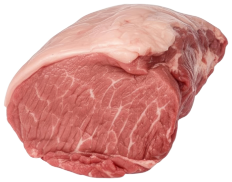 Raw meat cut isolated on white, transparent background png