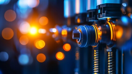 Modern devices enhance efficiency in energy management, showcasing intricate designs and vibrant lighting