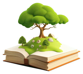 PNG Book publication cartoon plant.