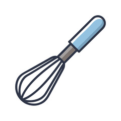 Fototapeta premium Whisk Icon Representing Mixing or Beating Tool