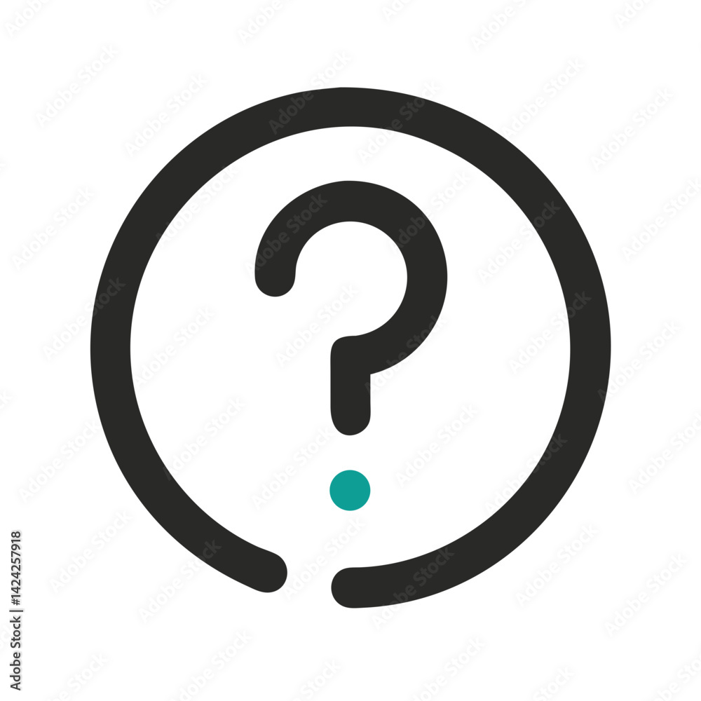 Poster question mark icon representing general inquiry