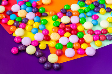 colorful sweet candy background