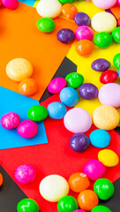 colorful sweet candy background