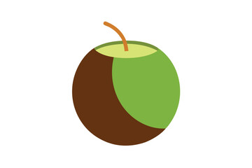 coconut---vector-art-illustriton-white-backround.eps