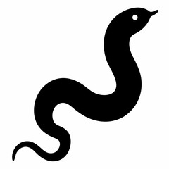 black snake vector illustration
