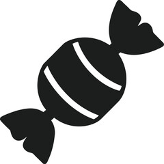 Trick or Treat Candy Silhouette – Halloween Vector Art