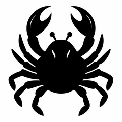 vector illustration of a crab