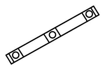 Level Tool Line Art Vector Illustration
