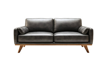 Modern sofa isolated on a transparent background. Luxury Sofa for Home Decor and Interior design.