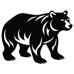 grizzly bear vector