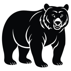 grizzly bear vector