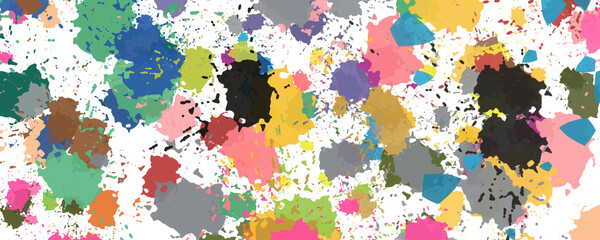 abstract background with colorful splashes