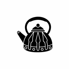 creative details Tea Kettle Icon vector Illustration