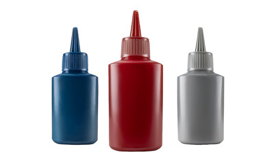 glue bottles Isolated on transparent Background