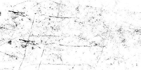 Abstract texture of grunge white and black scratches and cracks distressed dust wall background. vintage of old surface background. pattern and texture of cracks, scratches rusty wall and chip.