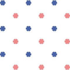 Seamless pattern with abstract shapes in a repeatable grid. Perfect for backgrounds, scrapbooking, packaging, digital papers, and creative projects.