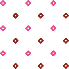 Seamless pattern with abstract shapes in a repeatable grid. Perfect for backgrounds, scrapbooking, packaging, digital papers, and creative projects.