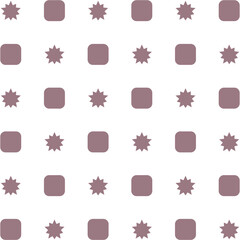 Seamless pattern with abstract shapes in a repeatable grid. Perfect for backgrounds, scrapbooking, packaging, digital papers, and creative projects.