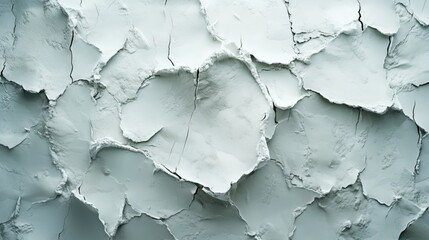 Obraz premium Closeup of cracked white stone surface, natural rough texture background ideal for design, geology, and construction themes.