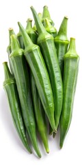 Obraz premium fresh green okra