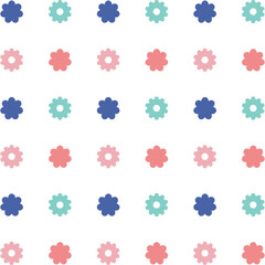 Seamless pattern with abstract shapes in a repeatable grid. Perfect for backgrounds, scrapbooking, packaging, digital papers, and creative projects.