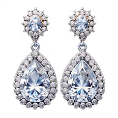 set of diamonds earrings