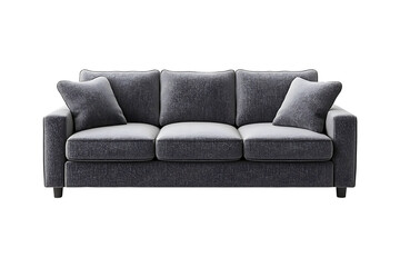 Fototapeta premium Modern sofa isolated on a transparent background. Luxury Sofa for Home Decor and Interior design.