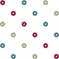 Seamless pattern with abstract shapes in a repeatable grid. Perfect for backgrounds, scrapbooking, packaging, digital papers, and creative projects.