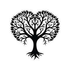 heart-shaped-tree-silhouette-art