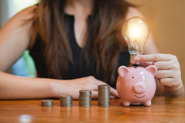 Saving money for emergency investments and future investments.Money saved from saving electricity...