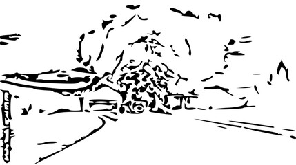 Professional Man in Black Suit Analyzing Documents in Luxurious Office Environment at Night
