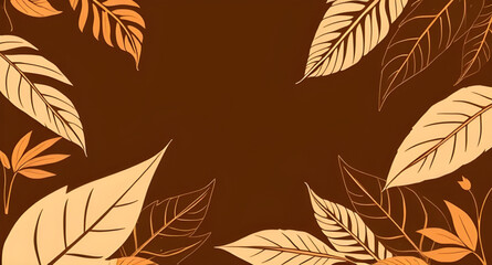 Fototapeta premium autumn leaves background