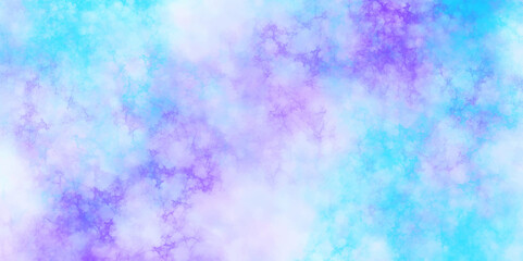 Dreamy abstract pastel blue and purple cloud background. aquarelle soft pastel blue watercolor for creative grunge art. Colorful paper textured ink effect grungy wet pastel illustration for design.
