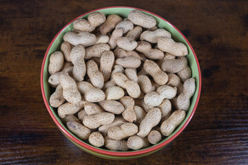 Organic Peanuts in a Bowl